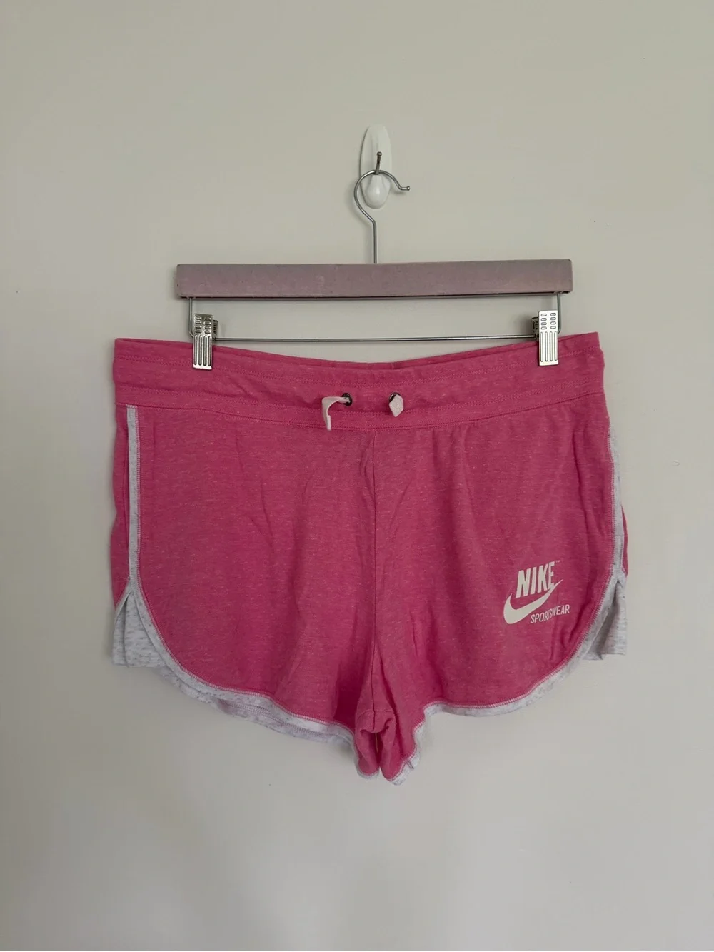 Nike Sportswear Pink Retro Running Shorts Size L